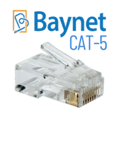 CAT-5 Baynet RJ-45 Connectors 100PCS