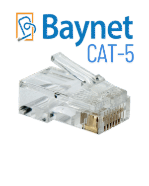 CAT-5 Baynet RJ-45 Connectors 100PCS
