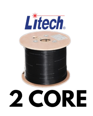 2 CORE - Litech FTTH Cable Roll | Rs. 23/- per Meter