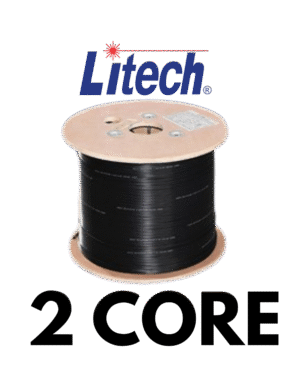 2 CORE - Litech FTTH Cable Roll | Rs. 23/- per Meter