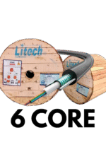 6 CORE - Litech FTTH Cable Roll | Rs. 47/- per Meter
