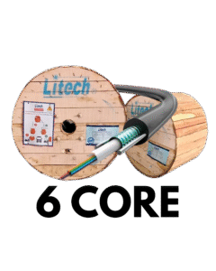 6 CORE - Litech FTTH Cable Roll | Rs. 47/- per Meter