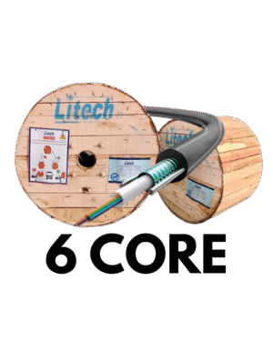 6 CORE - Litech FTTH Cable Roll | Rs. 47/- per Meter