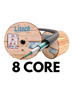 8 CORE - Litech FTTH Cable Roll | Rs. 52/- per Meter