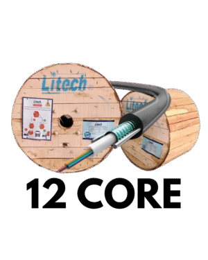 12 CORE - Litech FTTH Cable Roll | Rs. 57/- per Meter