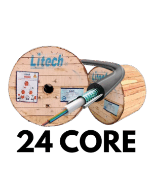 24 CORE - Litech FTTH Cable Roll | Rs. 106/- per Meter
